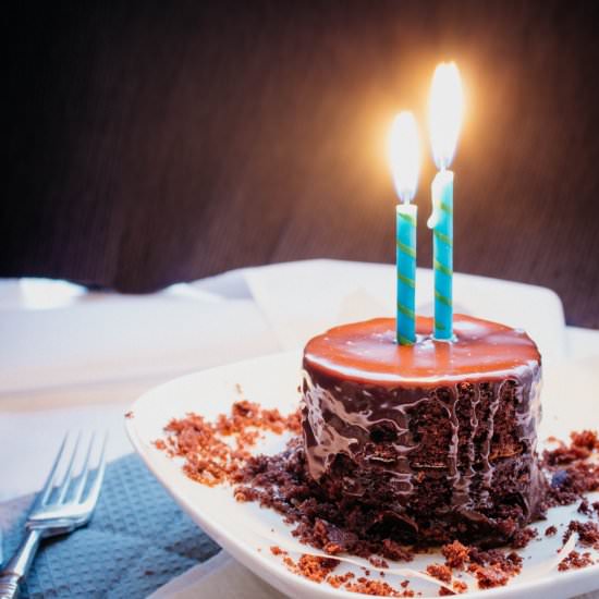Chocolate Cake for Two - Recipe photo by seefoodplay