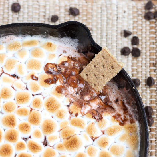 S'mores Dip - Recipe photo by Strawberry Blondie Kitchen