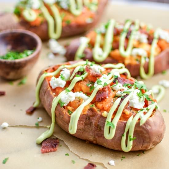 Brown Butter Baked Sweet Potoatoes - Recipe photo by pinkwhen