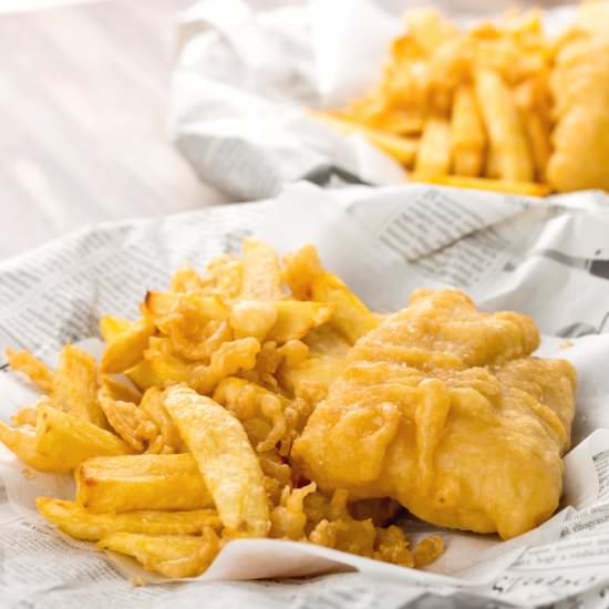 Chip Shop Fish & Chips - Recipe photo by Brian Jones