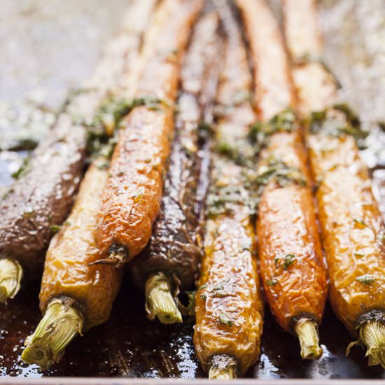 Lemon-Cumin Roasted Carrots - Recipe photo by laughterandlemonade