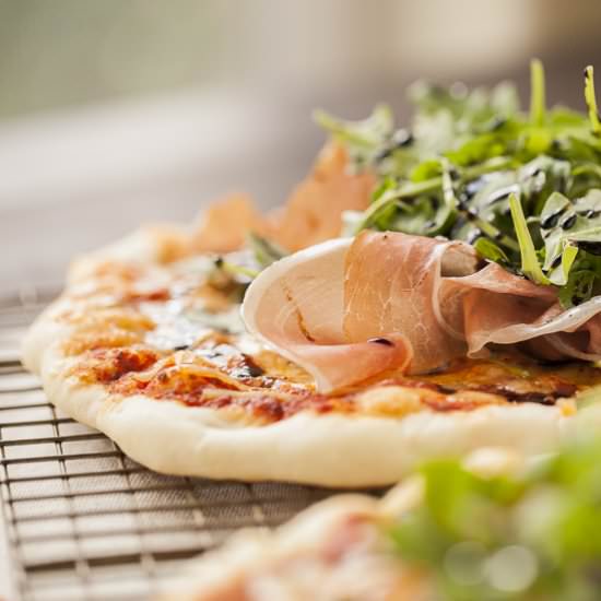 Grilled Pizza Brava - Recipe photo by laughterandlemonade