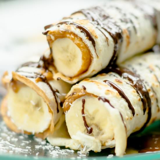 High Protein Banana Wraps - Recipe photo by freudandfries