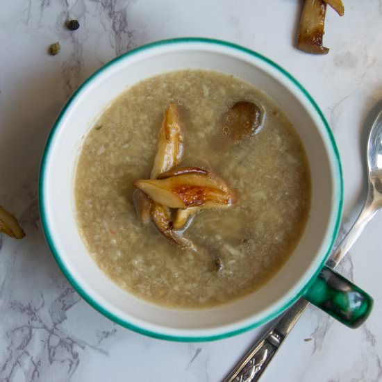 Vegan Mushroom Soup - Recipe photo by yellowgirl