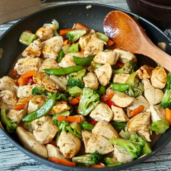 Easy Chicken and Veggie Stir Fry - Recipe photo by Family Food on the Table