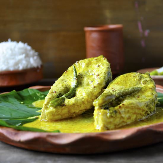 Doi Bhapa Ilish - Recipe photo by PeekNCook