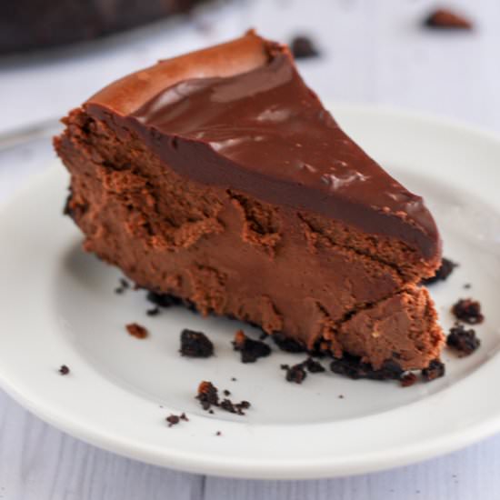 GF Death by Chocolate Cheesecake - Recipe photo by flippindelicious