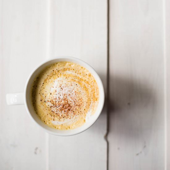 Homemade Pumpkin Spice Latte - Recipe photo by asweetpeachef