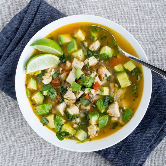 Chicken Avocado Soup - Recipe photo by Mealime