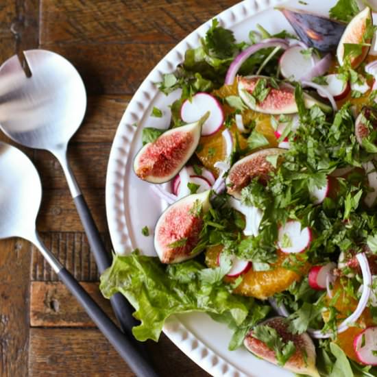 Ottolenghi's Orange and Date Salad - Recipe photo by Something New For Dinner