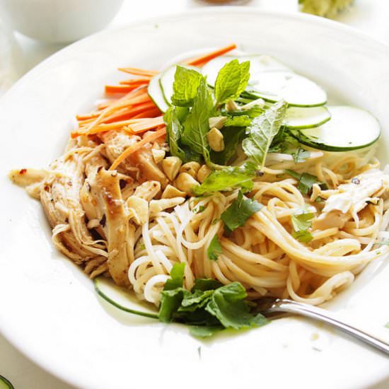 Cold Sesame Peanut Noodles - Recipe photo by thekitchenpaper