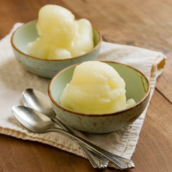 Sauvignon Blanc Sorbet - Recipe photo by dwayland