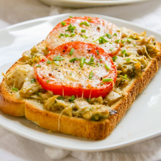 Open-Faced Tuna Melt - Recipe photo by dwayland