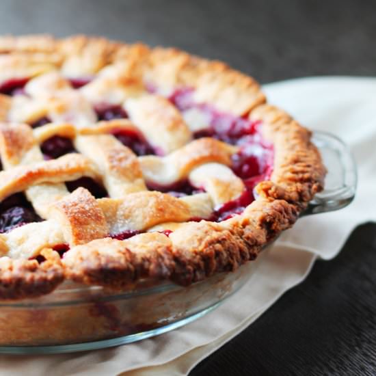 Michigan Sour Cherry Pie - Recipe photo by TheGourmetGourmand