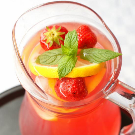 Skinny Summer Fruit Punch - Recipe photo by Bong Appetite