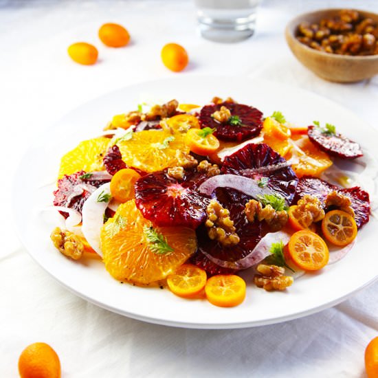 Citrus Salad with fennel & walnuts - Recipe photo by littlebigh