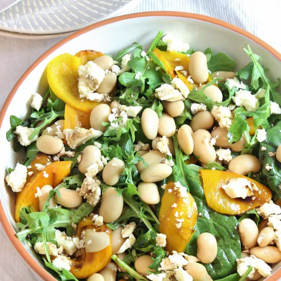 Roasted Capsicum Side Salad - Recipe photo by Thoroughly Nourished Life