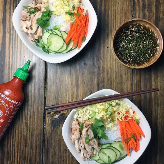 Vietnamese Rice noodle Bowl - Recipe photo by susanstable
