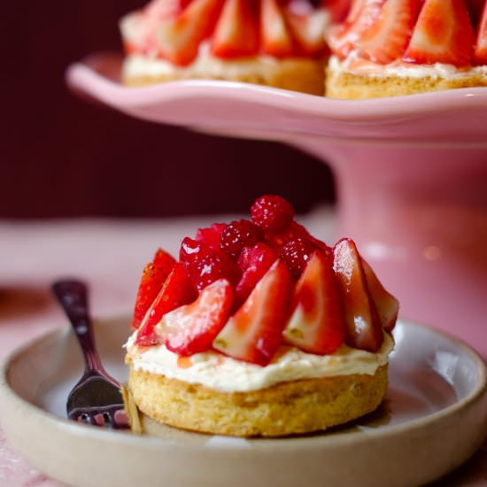 Summer Fruit Tarts - Recipe photo by PatisserieMakesPerfect