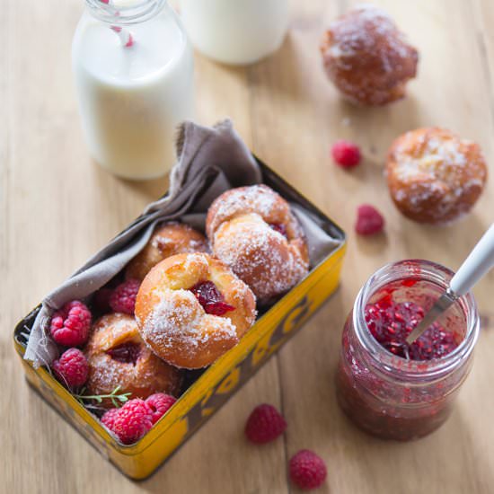 Raspberry and Chili Doughnut - Recipe photo by Fraiseetbasilic