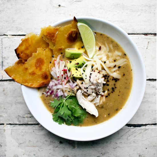 Green Tortilla Soup - Recipe photo by iwillnoteatoysters
