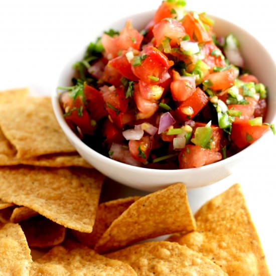 Pico de Gallo - Recipe photo by Cooking Onions