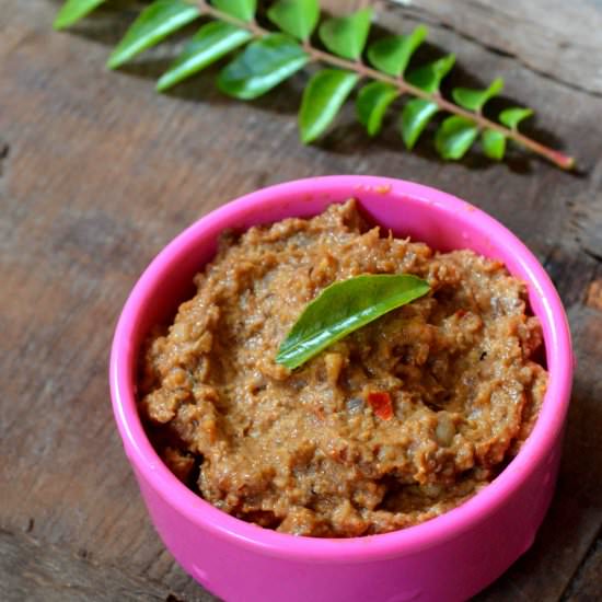 Banana flower dip - Recipe photo by hariniaravind