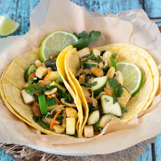 Kimchi Tacos - Recipe photo by Simple Healthy Kitchen