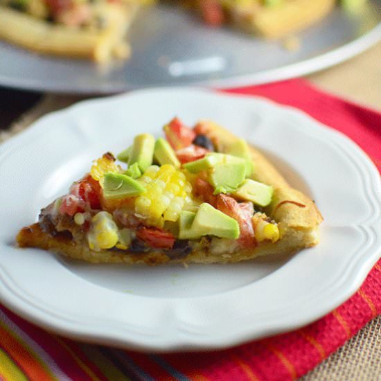 Southwestern BBQ Chicken Pizza - Recipe photo by simplesweetsavory