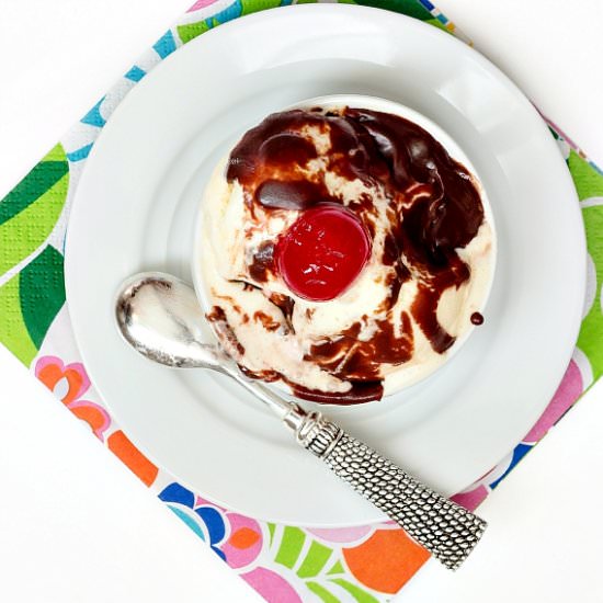 The Best Hot Fudge Sauce - Recipe photo by onlinepastrychef