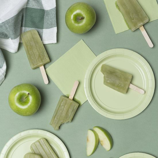 Green Apple Popsicles - Recipe photo by thehousethatlarsbuilt