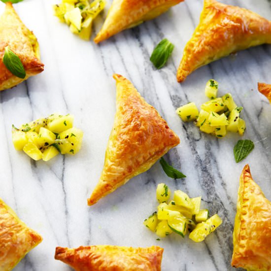 Moroccan Lamb Puff Pastry Triangles - Recipe photo by littlebigh
