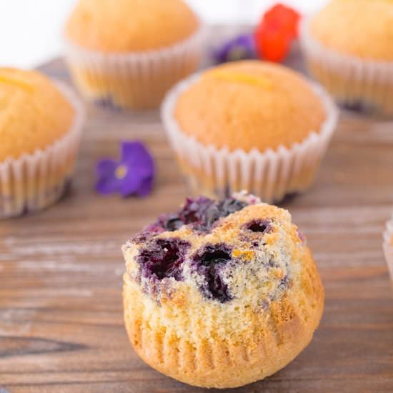 Blueberry Orange Upside Down Muffin - Recipe photo by culinaryginger