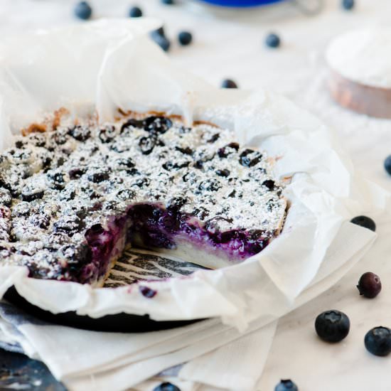 Blueberry Clafoutis - Recipe photo by theadventuresofbobandshan