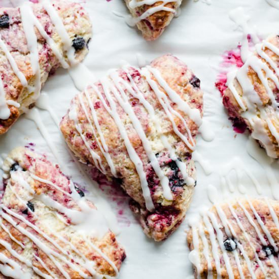 Berry Scones - Recipe photo by theadventuresofbobandshan