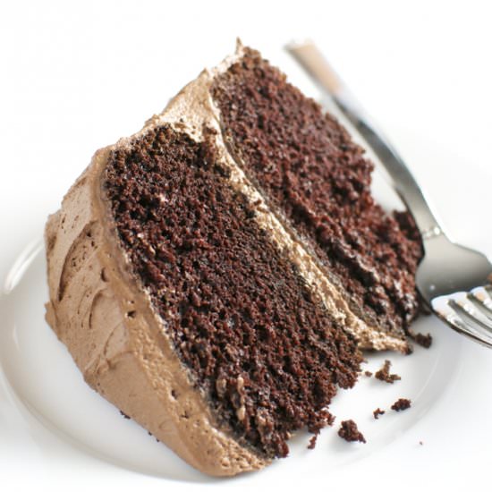 The Best Chocolate Cake - Recipe photo by Stuck on Sweet
