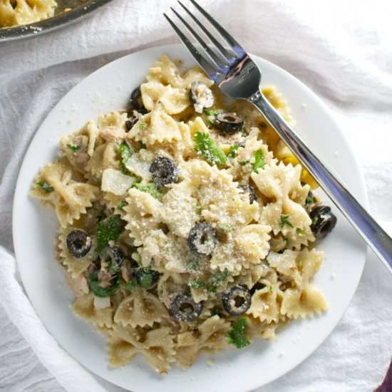 Tuna and Olive Pasta - Recipe photo by Stuck on Sweet