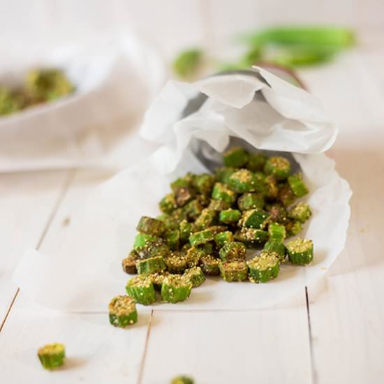 Cornmeal Fried Okra - Recipe photo by asweetpeachef