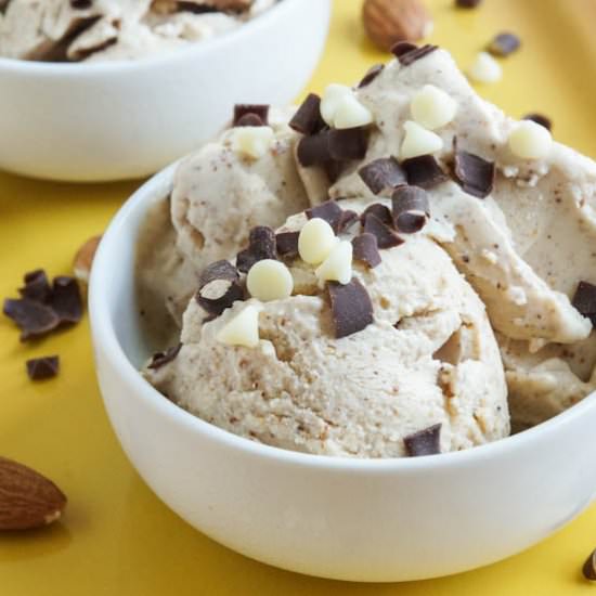 Almond Butter Frozen Yogurt - Recipe photo by TaraMar