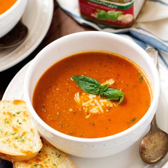 Tomato Basil Soup - Recipe photo by littlespicejar