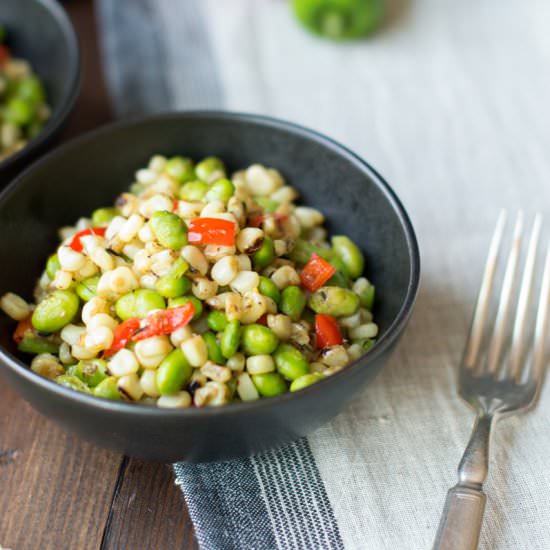 Summer Succotash with Edamame - Recipe photo by superman cooks