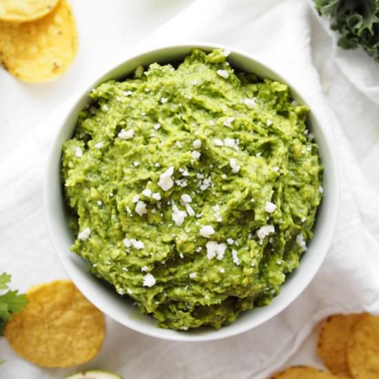 Kale Guacamole - Recipe photo by thekitchenpaper