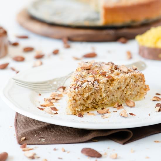 Flourless Lemon Ricotta Almond Cake - Recipe photo by theadventuresofbobandshan