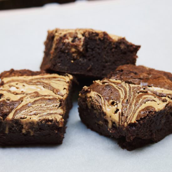 Gluten Free Peanut Butter Brownies - Recipe photo by Bread Brownies and Beyond