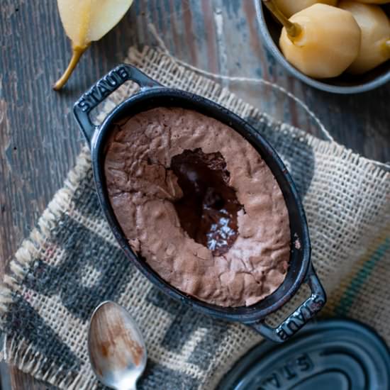 Fondant au Chocolat - Recipe photo by trickytine