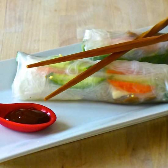 Gỏi cuốn chay (Summer Rolls) - Recipe photo by 196flavors