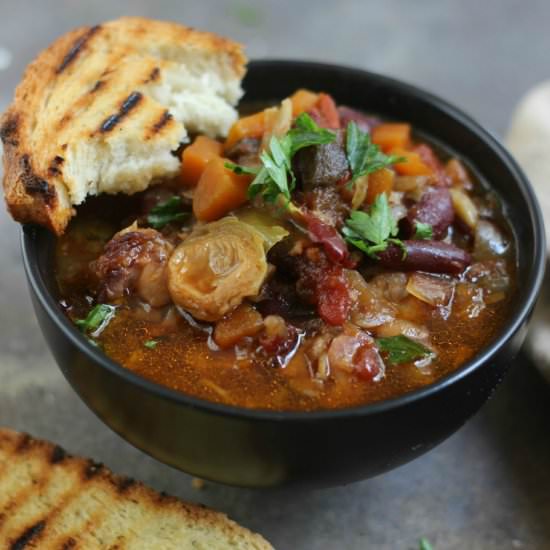 Bacon & Vegetable Soup - Recipe photo by 3pickles