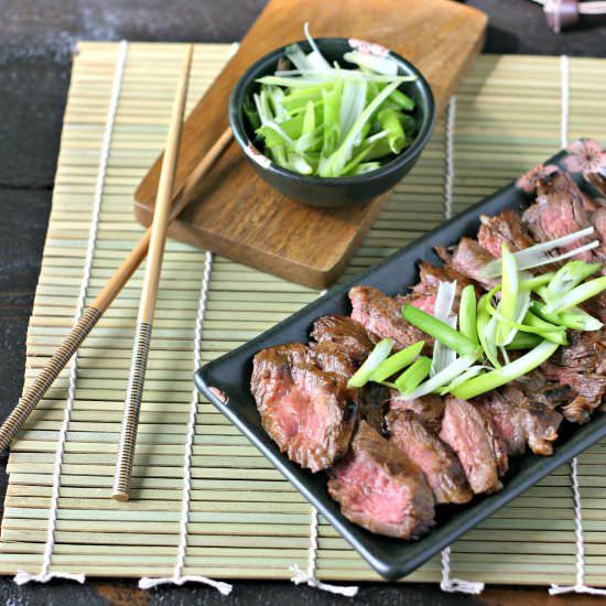 Hoisin Marinated Skirt Steak - Recipe photo by EverydayMaven