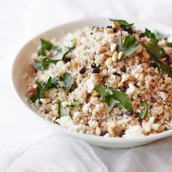 Spiced Cauliflower 'Couscous' Salad - Recipe photo by dani venn