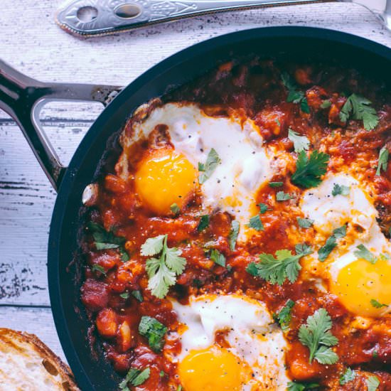 April’s Shakshuka - Recipe photo by Inspiredfood